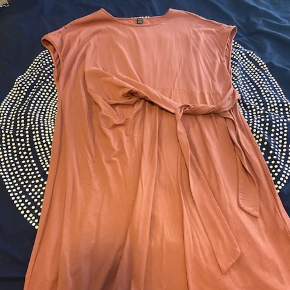 Shein Maternity Tie-front Dress